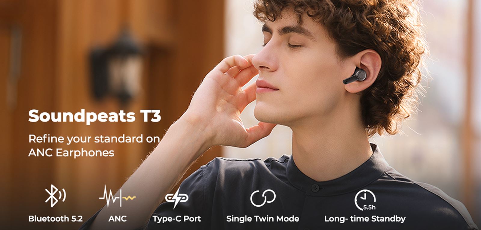 SOUNDPEATS T3 - lifestyle